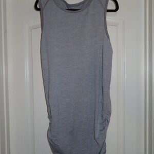 lululemon athletica light gray sleeveless dress